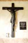 Krzyż ze spalonego kościoła w Jasienicy Rosielnej