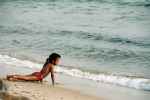Dziewczynka na plaży