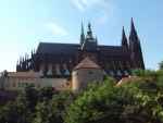 Praga - jedna że ścian katedry (Czechy)