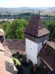 Widok z murów Viscri (Rumunia)