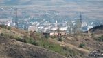 Widok na Stepanakert z murów twierdzy (Górski Karabach)
